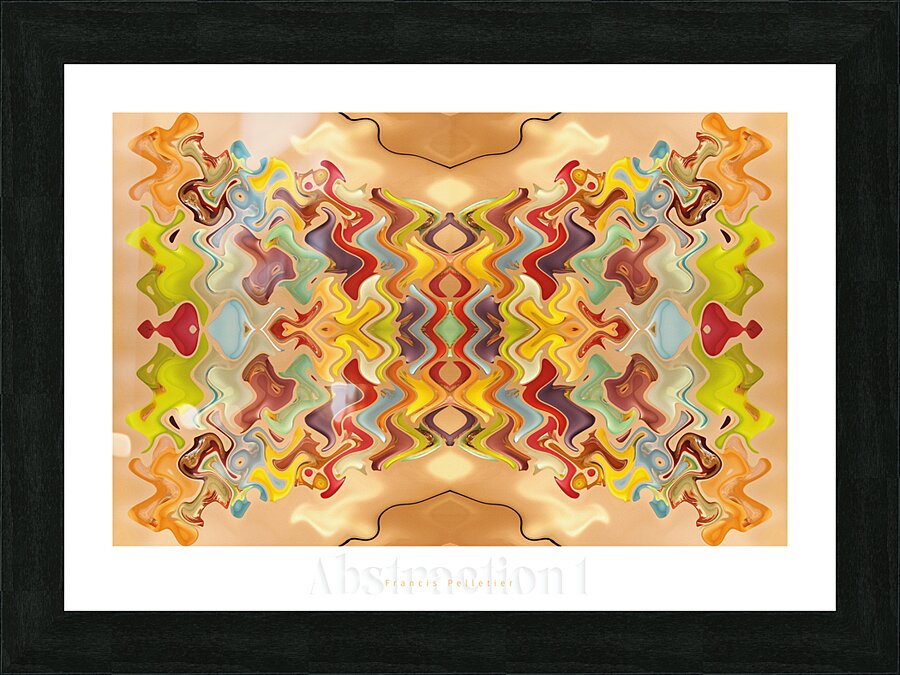 ABSTRACTION 1 Impression et Cadre photo