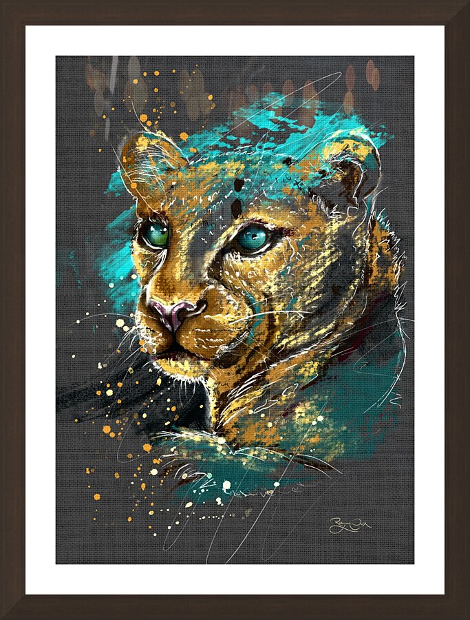 GoldCatZ Picture Frame print