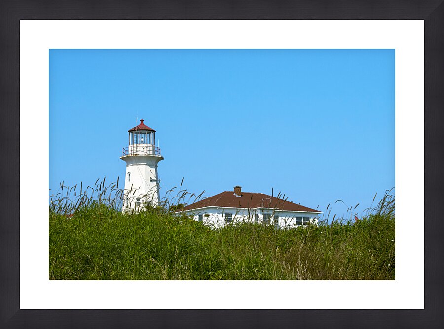 Old Canadian Lighthouse on Machias Seal Island  Framed Print Print
