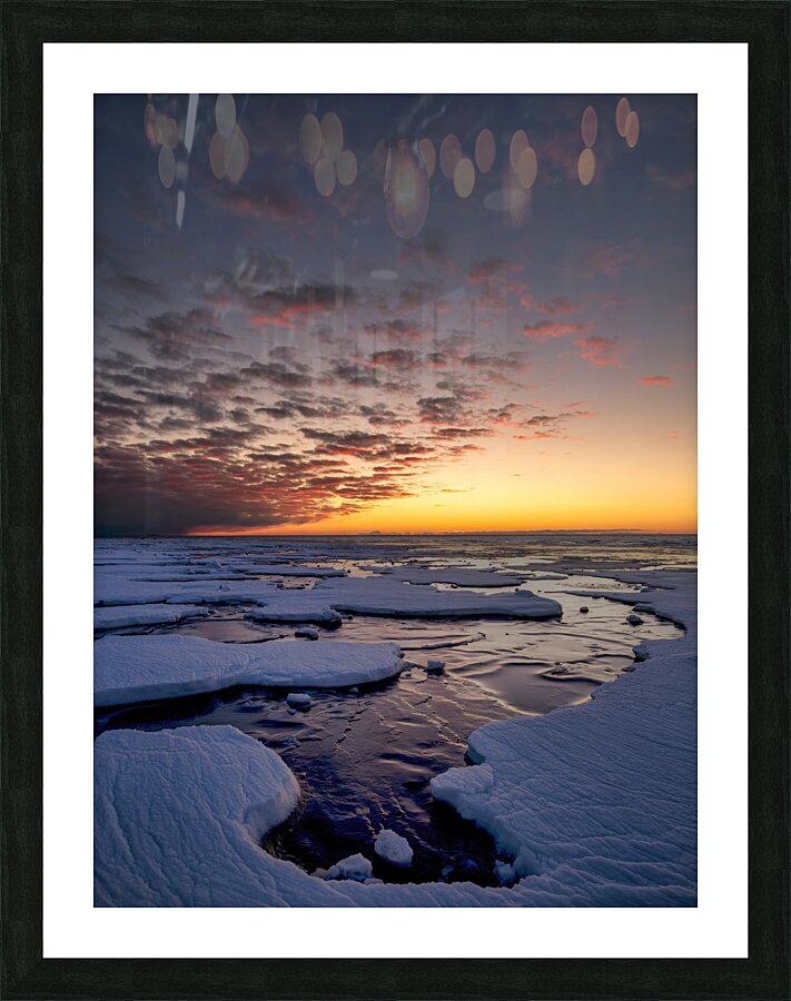 Fire & Ice Picture Frame print