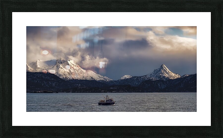 Crabbing Voyage Picture Frame print