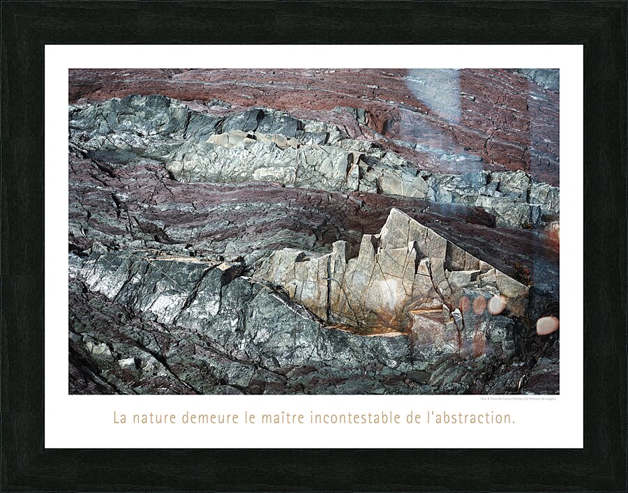 ROCK AND ROCHE Picture Frame print