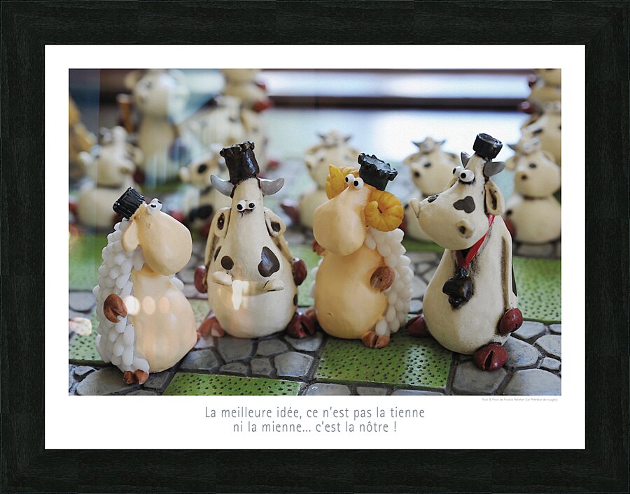 LE BRASSAGE D IDEES Picture Frame print