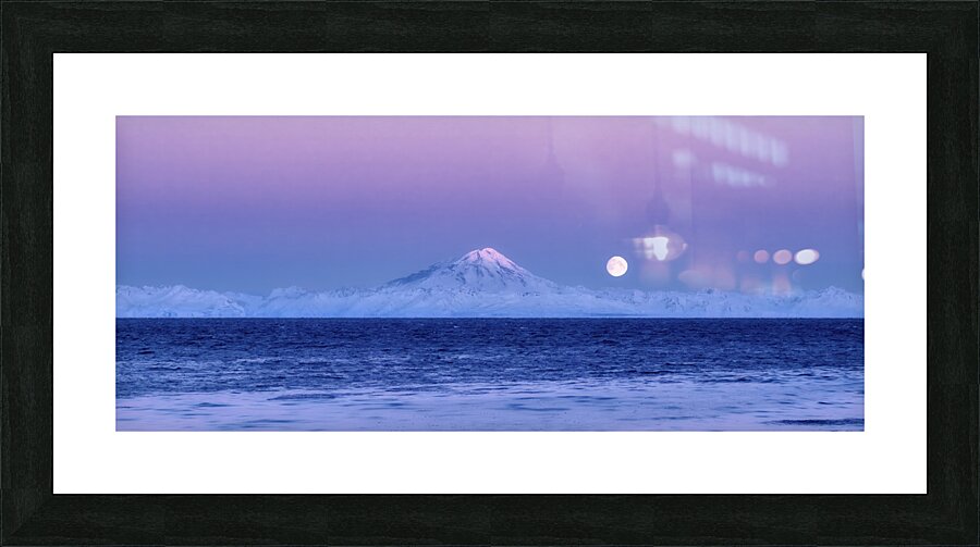 Belt of Venus Moonset Picture Frame print