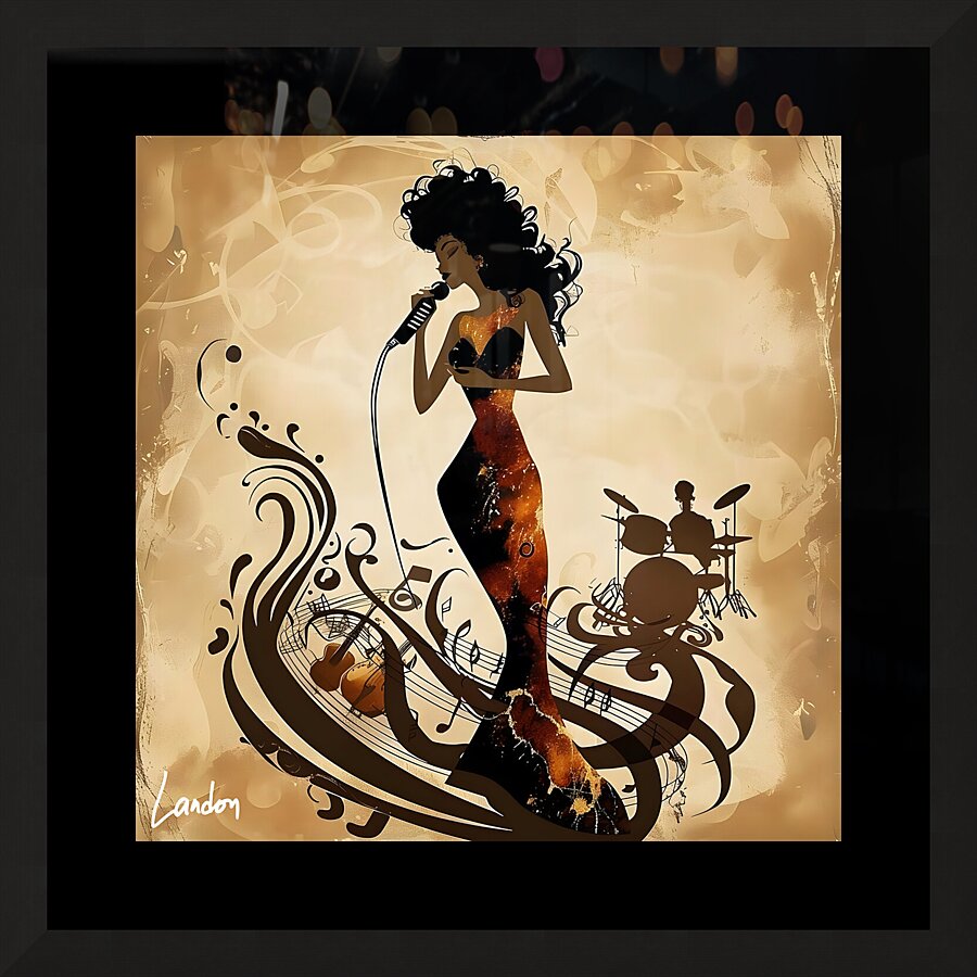 Singing Shadow 2 Picture Frame print