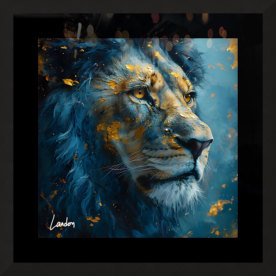 Leo the Zodiac Lion 1 Picture Frame print