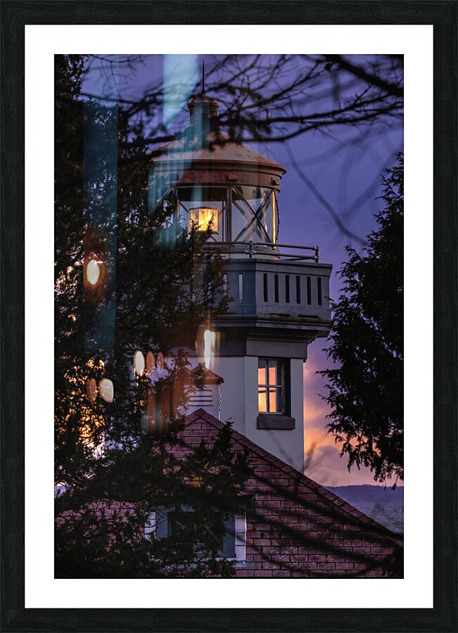 Lime Kiln Lighthouse San Juan Island Picture Frame print
