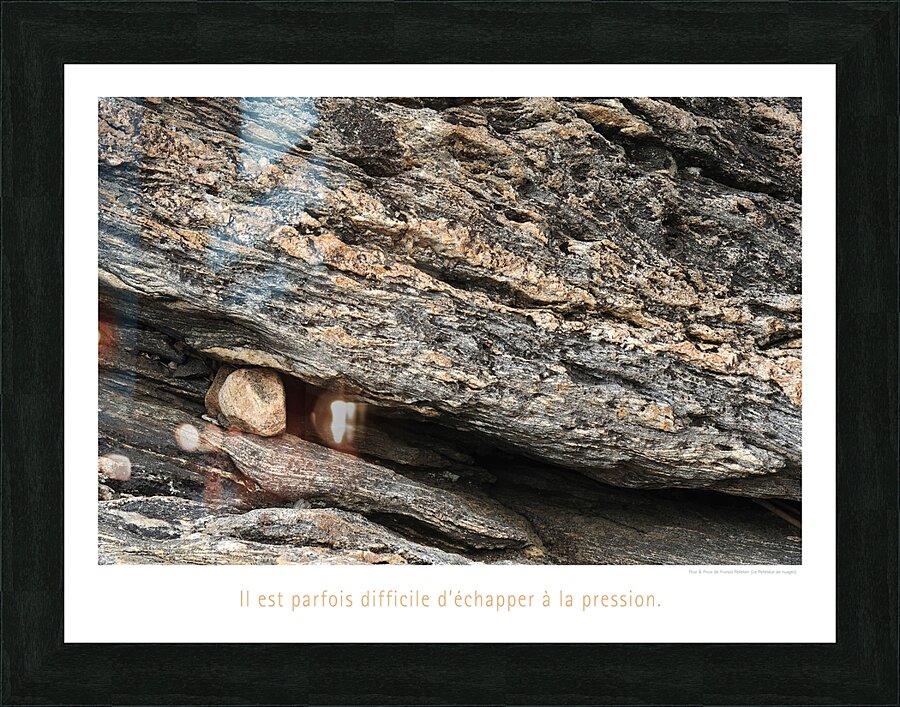 LA PRESSION Picture Frame print