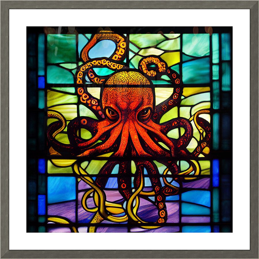 The Kracken Picture Frame print