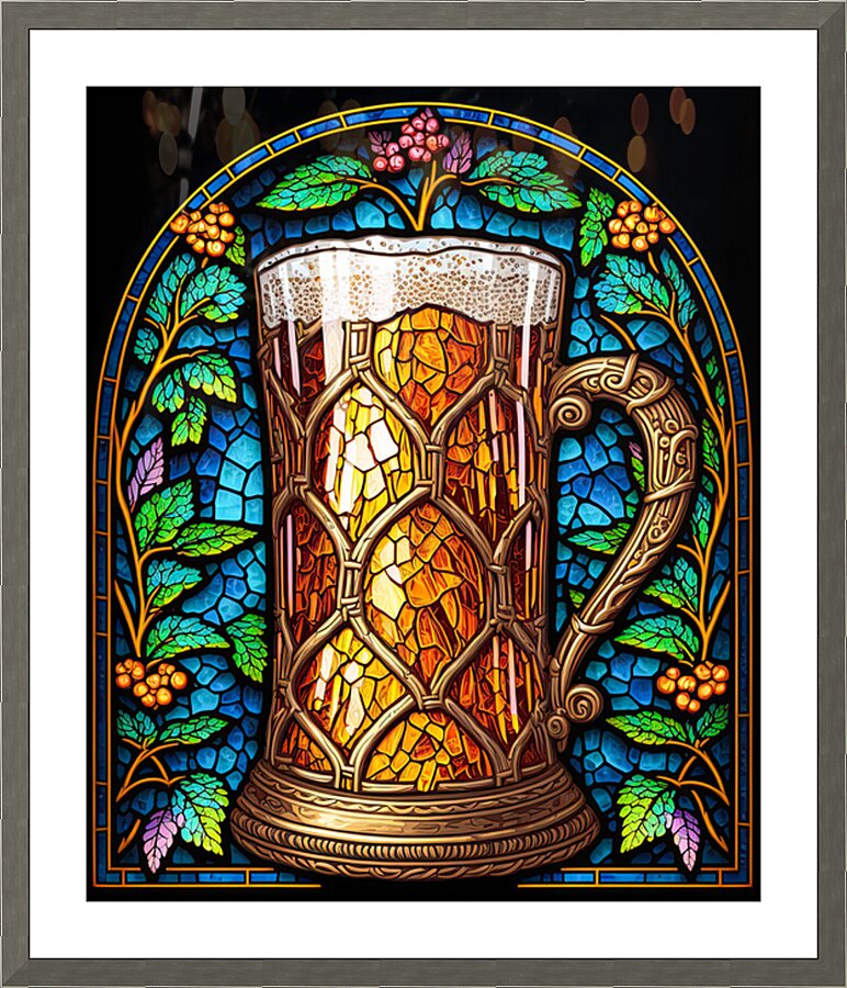 Pint O Suds Picture Frame print