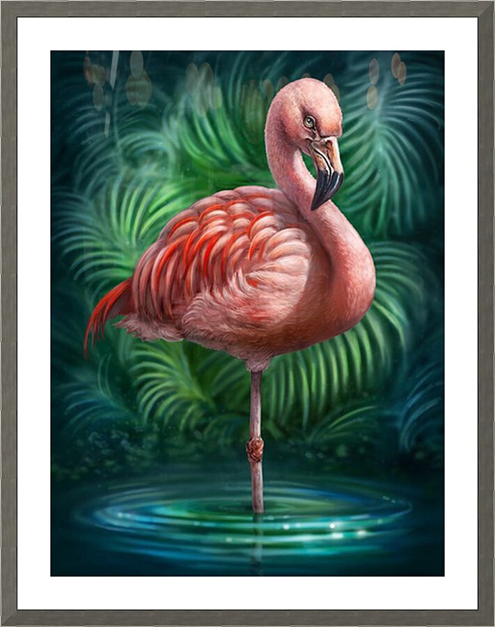 Flamingo  Queen Picture Frame print