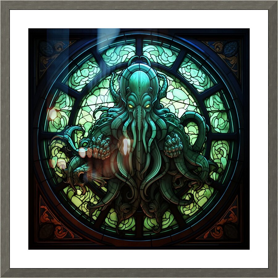 King Kracken Picture Frame print