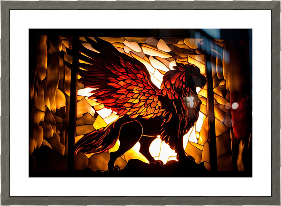 Griffin King Picture Frame print