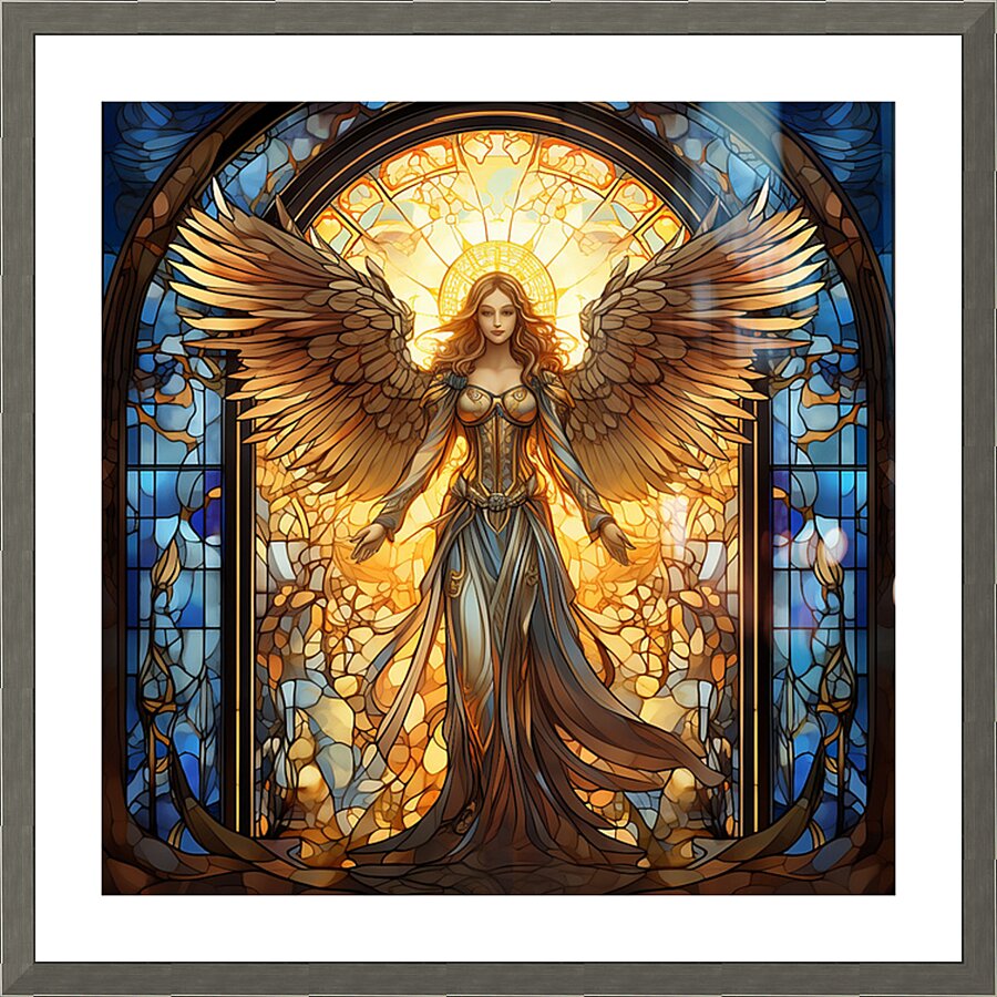 Angel Arrival  Picture Frame print