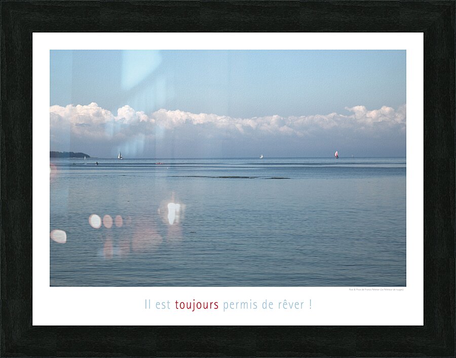 PERMIS DE REVER Picture Frame print
