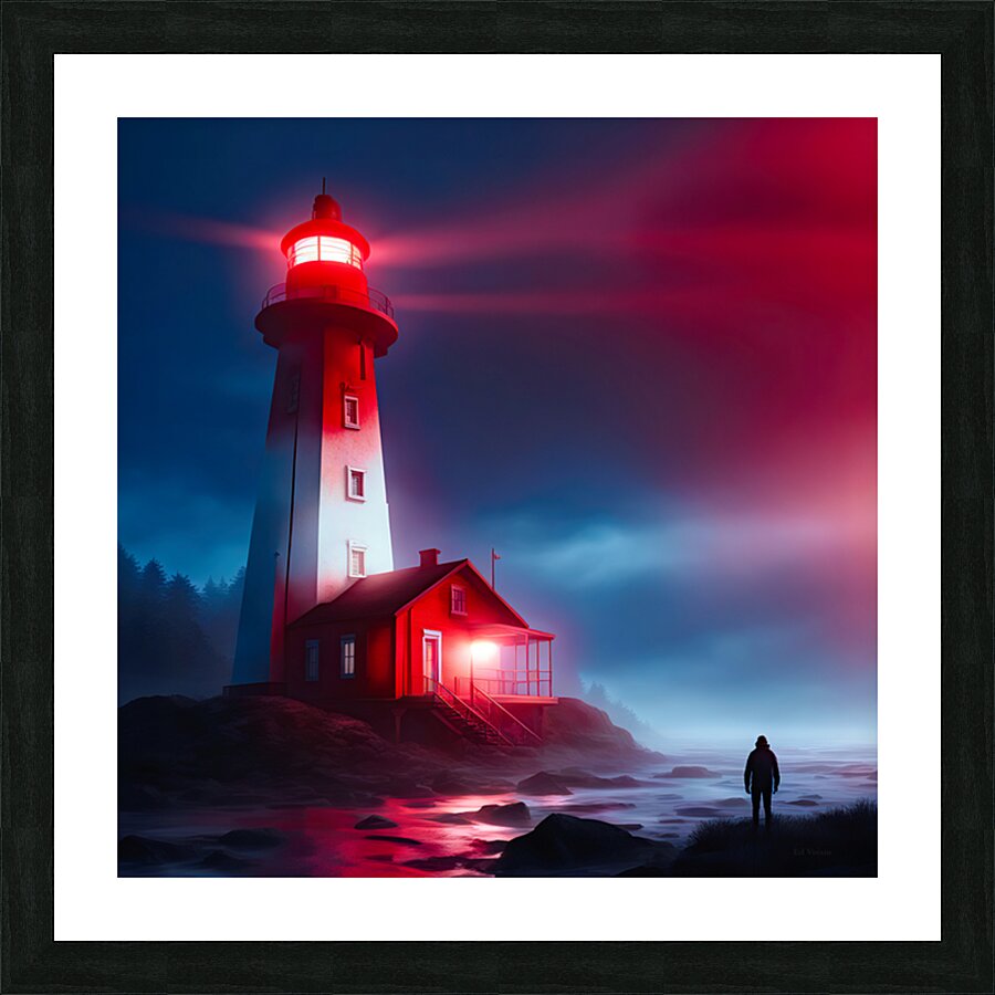 FOLLOW THE LIGHT Picture Frame print