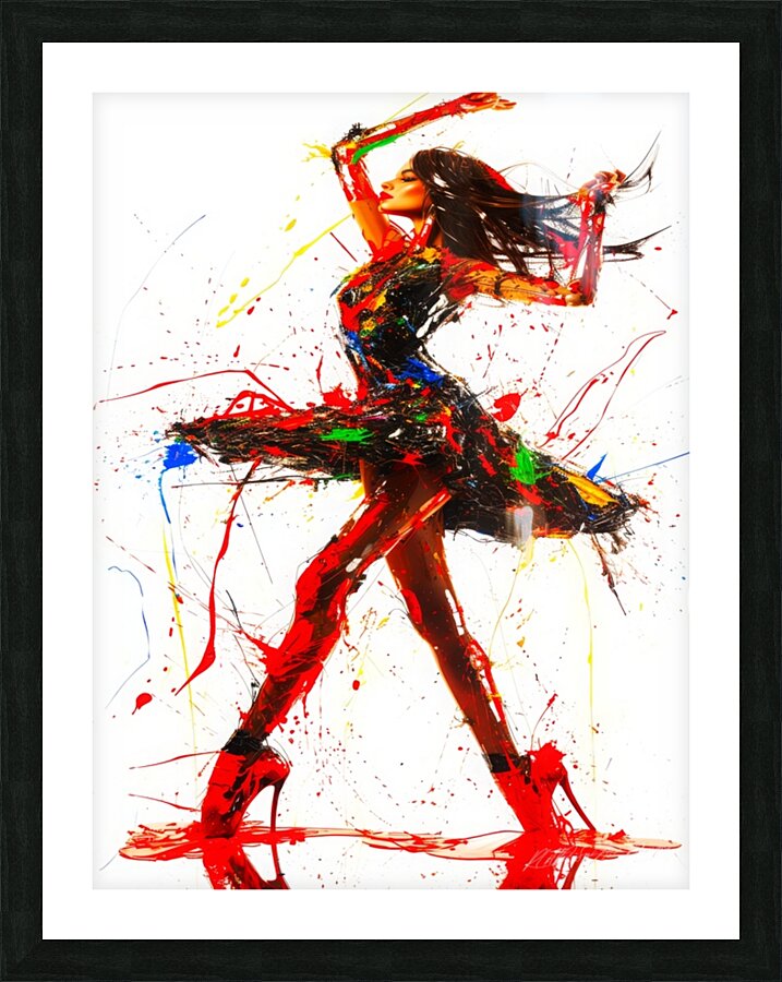 Fashion Model Picture Frame print