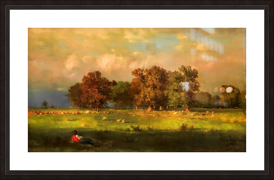 Durham Connecticut by George Inness Picture Frame print