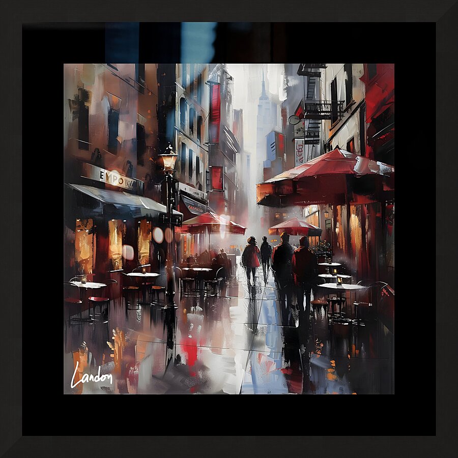 In The City 1 Picture Frame print