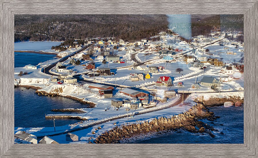 Neils Harbour Love  Picture Frame print