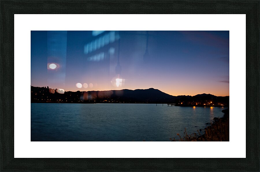 Mill Valley Tamalpais Twilight  Framed Print Print