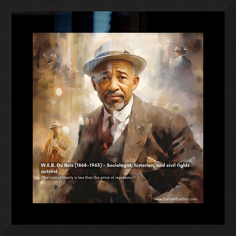 W.E.B. Du Bois Picture Frame print