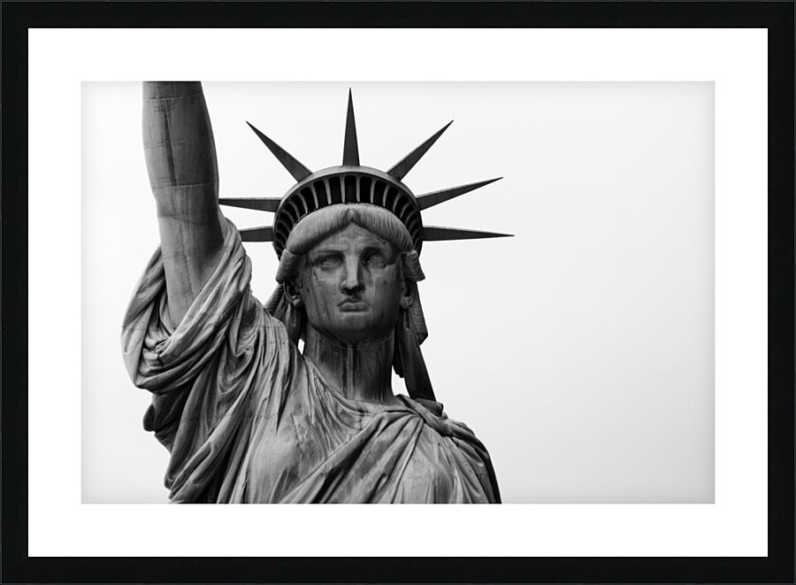 torch of statue of liberty  horizontal 1509 Torch Picture Frame print