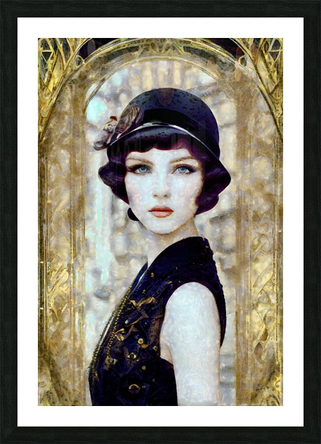 【レア盤】Various Artists「Shades Of A Woman」 Elegant 1920s Flapper Portrait in Art Deco Style with