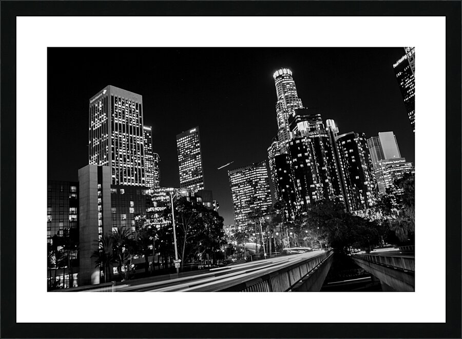 los angeles skyline us bank building bank america 1708197169.2633 Picture Frame print