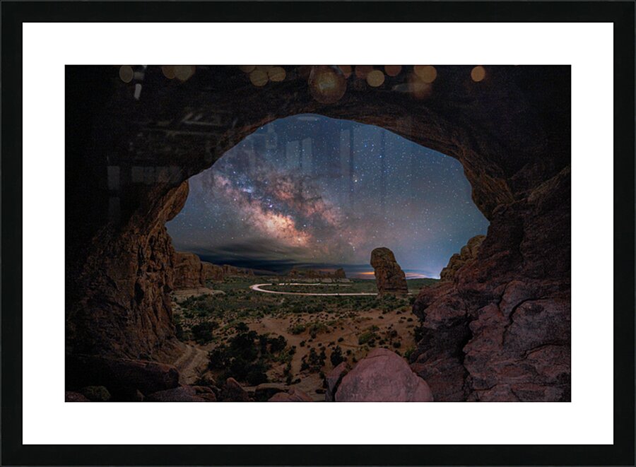 Double Arch Milky Way Picture Frame print