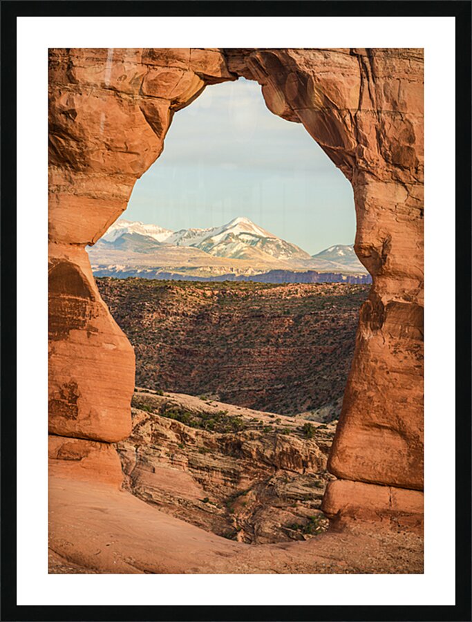 Through Delicate Arch Picture Frame print