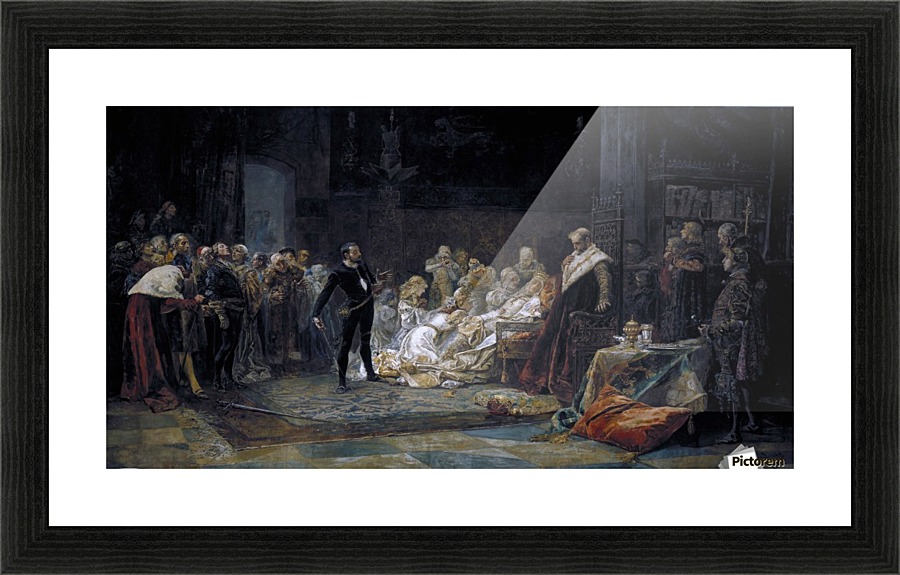 Ultima escena de Hamlet Picture Frame print