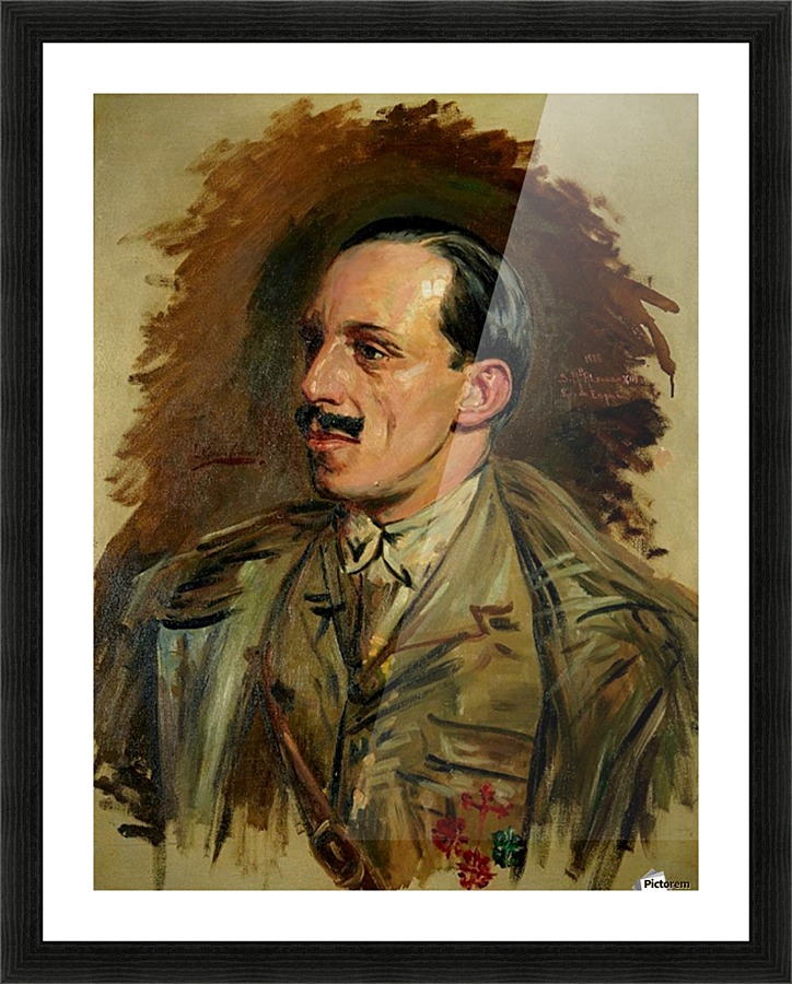 Jose Moreno Carbonero Selfportrait Picture Frame print