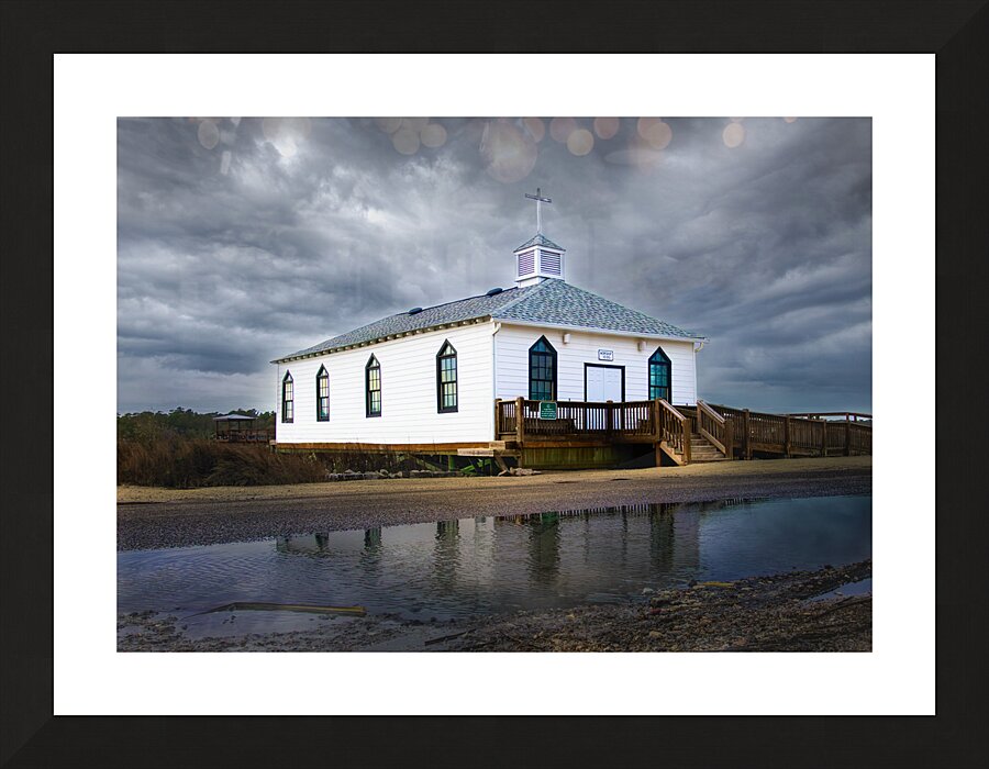 Pawleys Island Chapel Reflections Picture Frame print