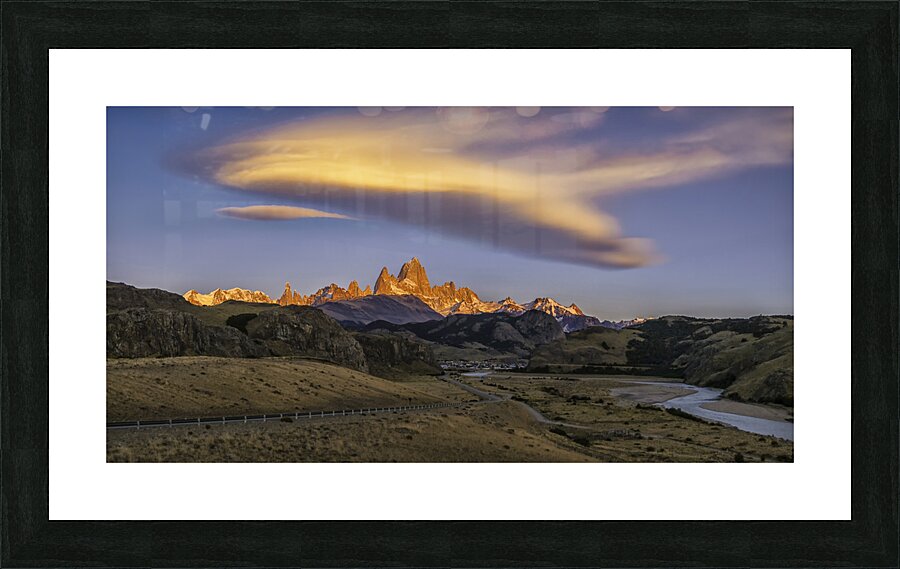 Fitz Roy Morning Glow  Framed Print Print