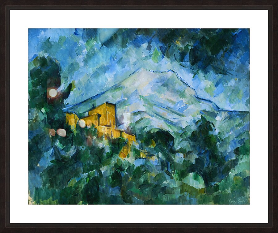 mont saint victoire chateau noir paul cezanne Picture Frame print