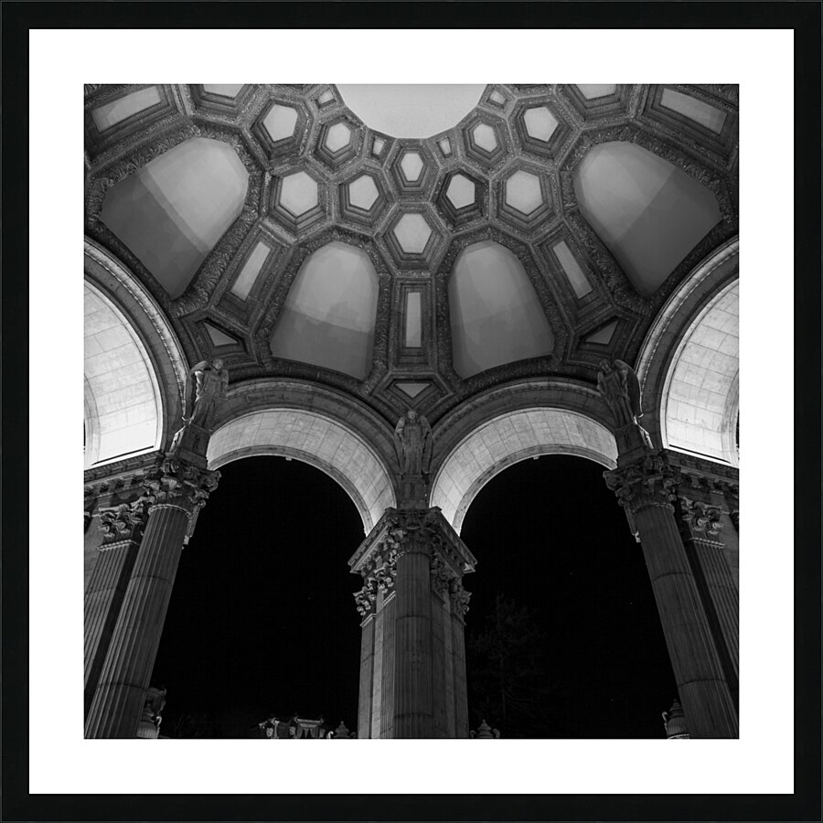 palace fine arts interior dome  square 2866 Angel Picture Frame print