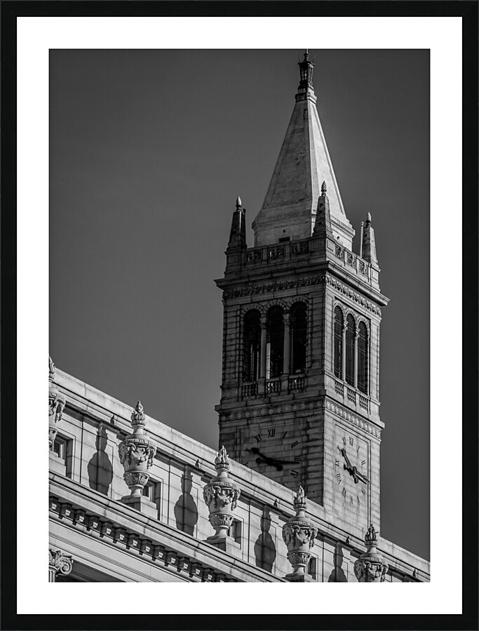 sather tower uc berkeley campus  vertical 2811 Be Picture Frame print