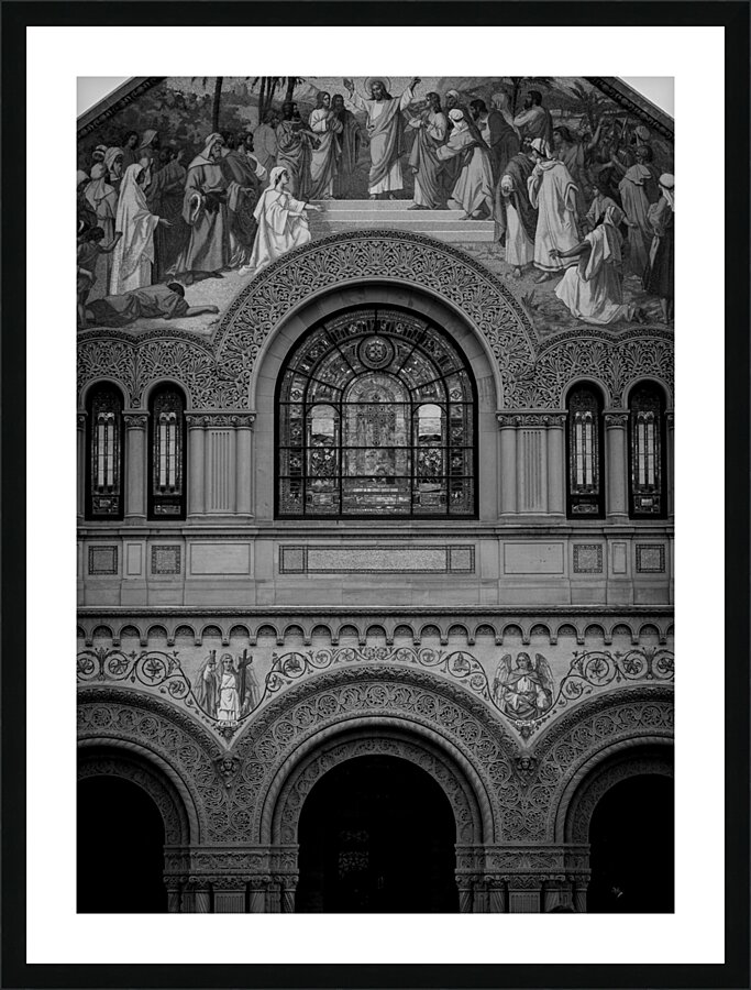 stanford memorial church  vertical 2893 Memorial Picture Frame print