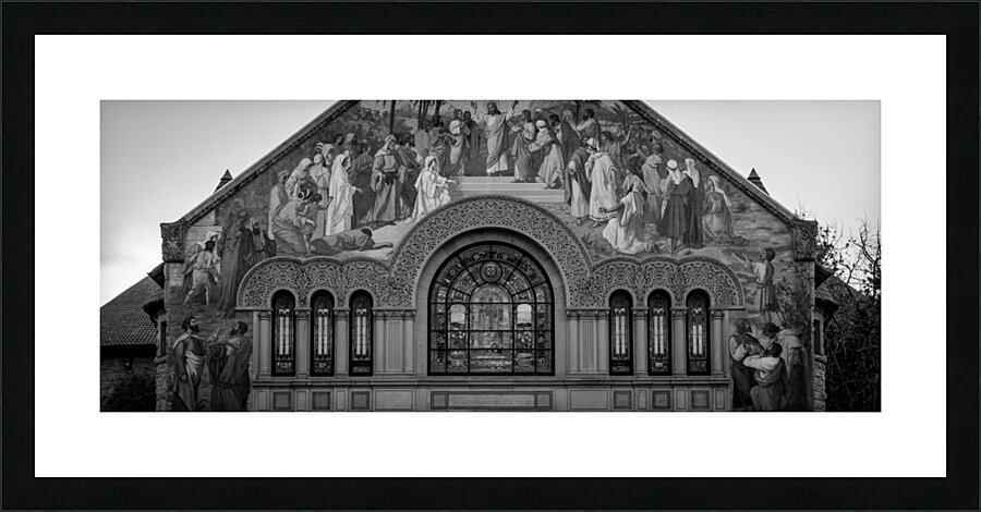 stanford memorial church  panoramic 2893 Memorial Picture Frame print