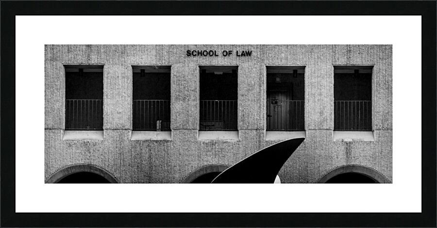 stanford school of law  panoramic 2889 Law 13k.jp Picture Frame print