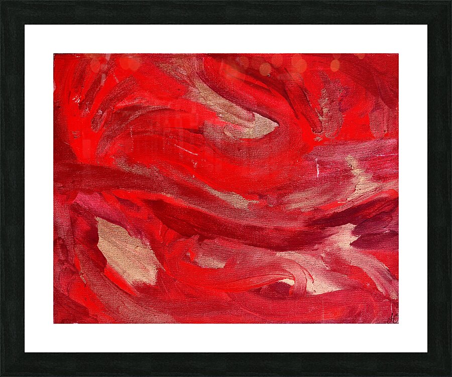 Study in Ancient Red  Framed Print Print