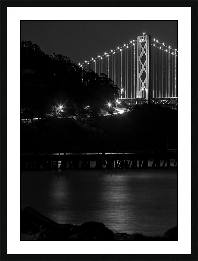 treasure island night  vertical 2902 Treasure 13k Picture Frame print