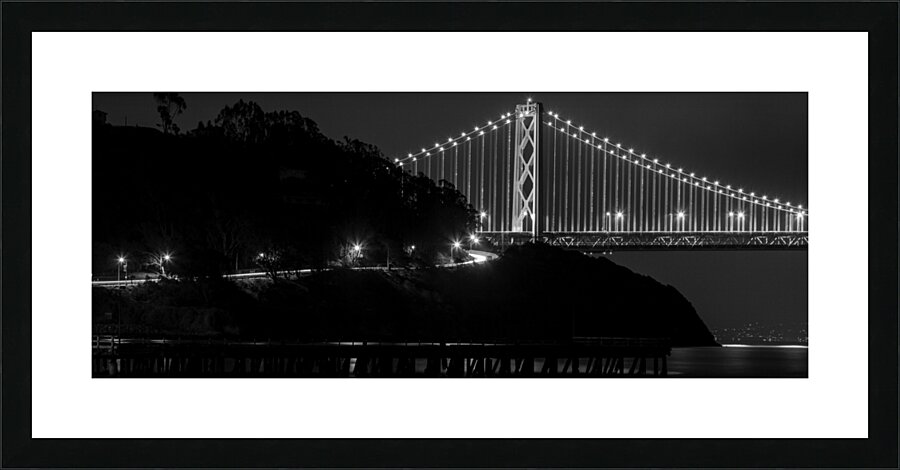 treasure island night  panoramic 2902 Treasure 13 Picture Frame print