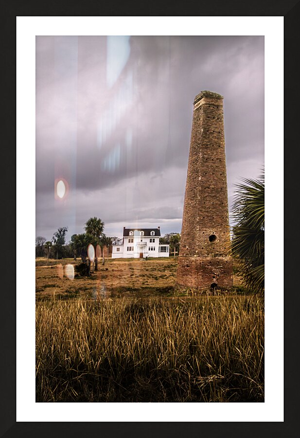 Old Georgia Plantation Picture Frame print