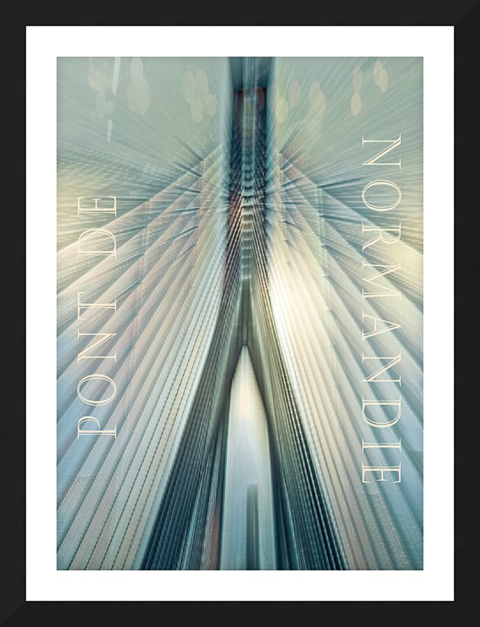 Pont de Normandie Picture Frame print