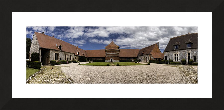 Manoir dAngo Normandy Architecture Picture Frame print