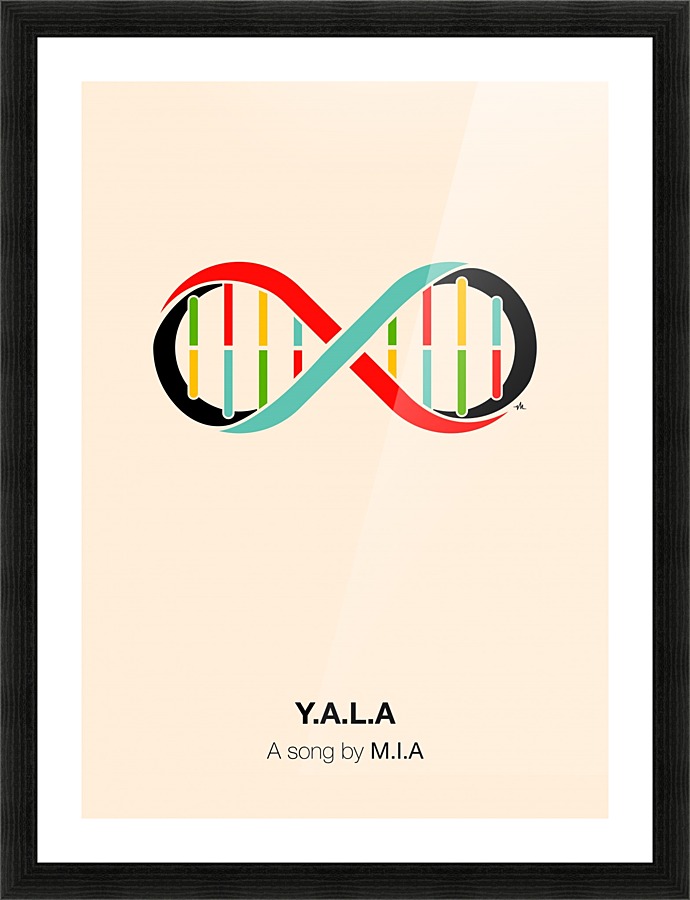 Y.A.L.A (you always live again) Picture Frame print