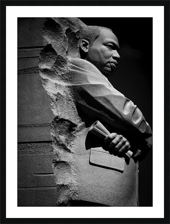 mlk jr memorial  vertical 2306 Dream 13k Picture Frame print