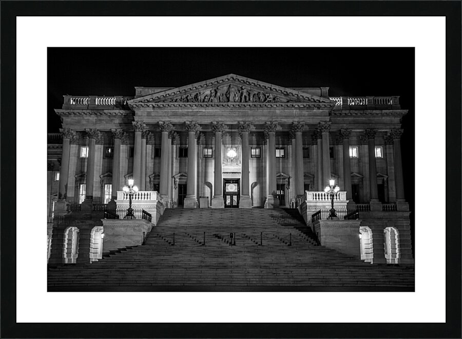 senate side us capitol building  horizontal 2524 Picture Frame print